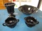 Four Pieces of Black Glass -> Will not be Shipped! <- con 583