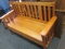Wooden Bench With Storage - 2x2-x36 -> Will not be Shipped! <- con 609