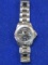 Invitca Swiss quartz Diamond Accented Brown IP Stainless Steelwatch 14721 - con 757