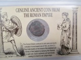Genuine Accident Roman Coin - con 346