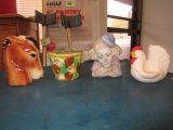 4 Old Pottery Pieces -> Will not be Shipped! <- con 583