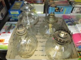 4 Very old Kerosene Lamps with Wicks -> Will not be Shipped! <- con 583