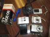 Lot of Digital Cameras and Lenses - con 757