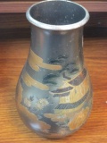Engraved Japanese Vase -> Will not be Shipped! <- con 583