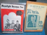 Vintage Bing Crosby And Andrews Sisters Flyers - con 454