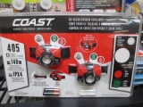 2 New Coast Headlamps with Clips for hats - con 576