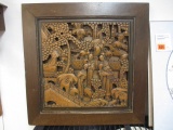 Japanese Deep Relief Wood Carving -> Will not be Shipped! <- con 583