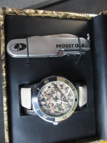 Mossy Oak Watch and Knife Set - con 454