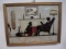 Vintage Silhouette Painting with Thermometer  On Glass -> 6