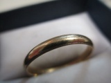 14K Gold Band Size 10.5 - con 11