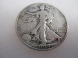 1939-S Walking Liberty Half Dollar - con 200