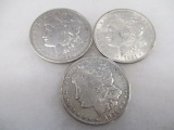 1921- P,S,D Morgan Silver Dollars - con 200