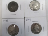 Silver Quarters - Various Dates - con 346