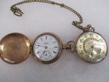 Two Pocket Watches - 1 Illinois As-Is - 1 Elgin No Crystal - As-is - con 11