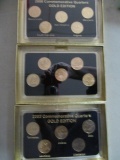 2000, 2001, 2002 Gold Edition  State Quarter Sets - con 346