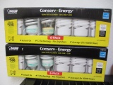 Two Six Packs 100Watt Energy Efficient Light Bulbs - New -> Will not be Shipped! <- con 1