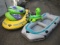 Two Inflatable Rafts with Two Doughnuts and a Turtle -> Will not be Shipped! <- con 317