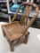 Kids Bamboo Chair - 22x13x10  -> Will not be Shipped! <- con 476