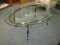 Glass Top Coffee Table - 33x52x18 -> Will not be Shipped! <- con 317