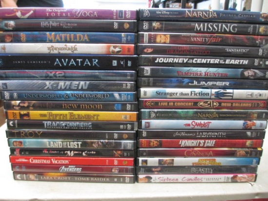 34 DVD movies - con 317
