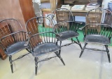Four Windsor Sack Back Arm Chairs- 28x22 -> Will not be Shipped! <- con 619