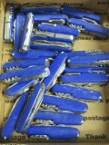 25 Blue Pocket Knives - con 757