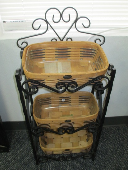Petersborg 3 Tier Basket and Stand -> Will not be Shipped! <- con 757
