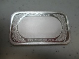 1 OZ .999 Fine Silver Bar - con 200