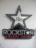 Rock Star Energy Drink Sign 30x28 inches -> Will not be Shipped! <- con 317