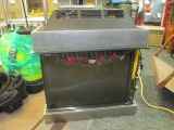 Electric Fireplace Heater - Works - 26x22x11 -> Will not be Shipped! <- con 317