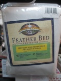 New King Size Feather Bed Protector - con 576