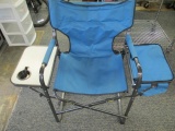 Heavy Duty Fold Out Chair with Side Table and Cooler -> Will not be Shipped! <- con 317