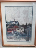 26x19 Harbor Village Print -> Will not be Shipped! <- con 757