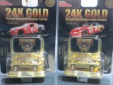 Set of Limited Edition 24K Gold Plated Commemorative  - con 346