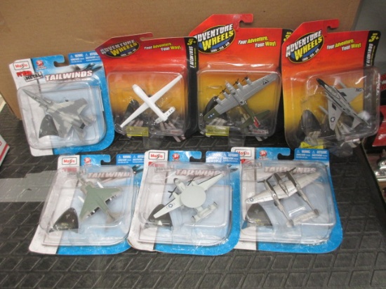 7 New Die Cast airplanes con 757