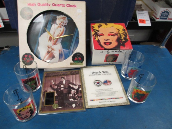 Marilyn Monroe and Elvis Collectibles Will Not Be Shipped con 316