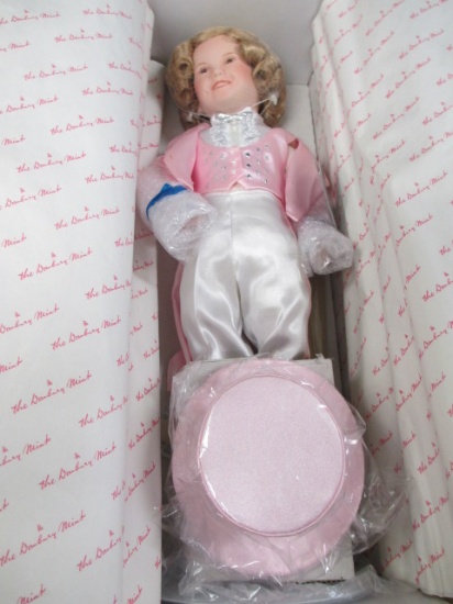 Danbury Mint Shirley Temple Dimples Porcelain doll 18 inches tall new con 637