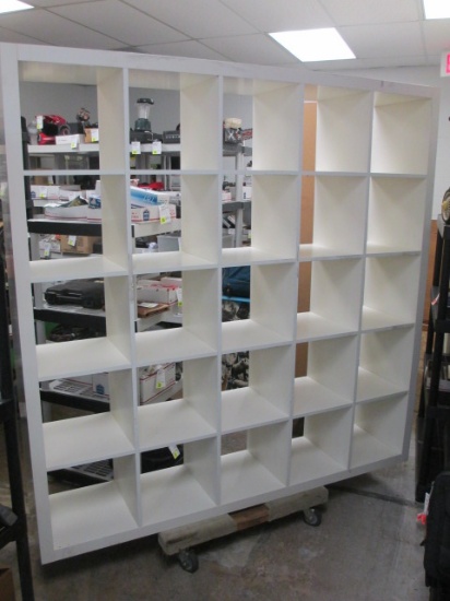Cube Shelf Unit 25 cubes 73x73 x15 inches Will Not Be Shipped con 316