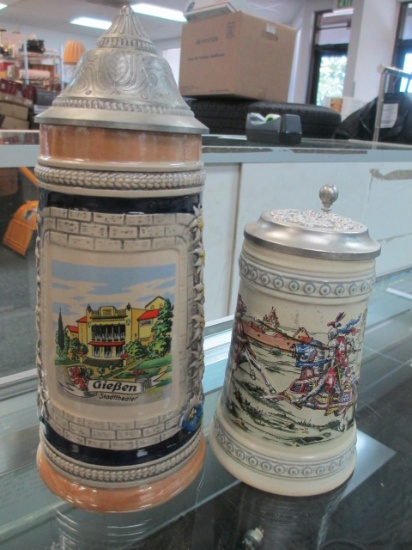 Two German Beer Steins - Will not be shipped - con 317