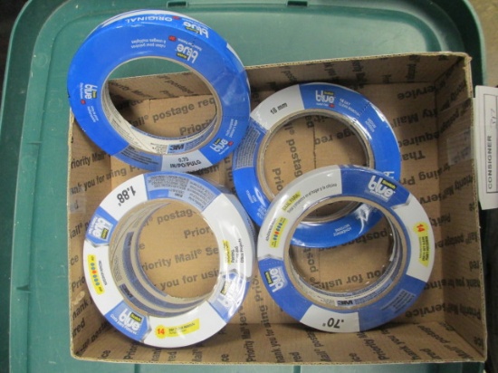 Assorted Blue Painters Tape - New - con 317