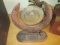 Vintage Wood Carved Gong with Gonger - 4x10 - con 653