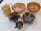 6 Pcs - Carnival Glass - Will not be shipped - con 636