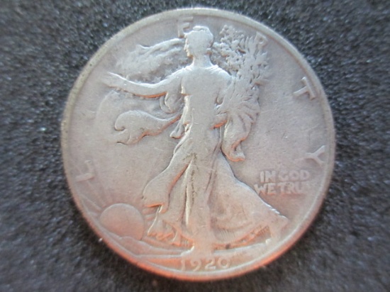1920-S Walking Liberty Half Dollar - con 200