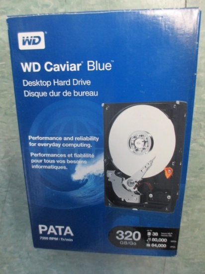 New WD Cavier Blue 320.6GB Hard Drive - con 311