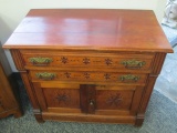 Eastlake Spoon Carved Commode - 28x32x17 - Will not be shipped - con 636
