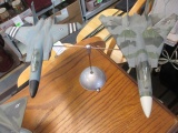 Pair of Flying Plastic Planes on Stands - con 9