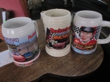 3 collectible Budweiser Steins - Will not be shipped - con 625