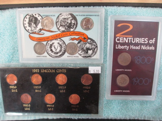 Three Sets of Collectible US coins - con 346