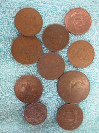 Vintage Foreign Coins - con 346