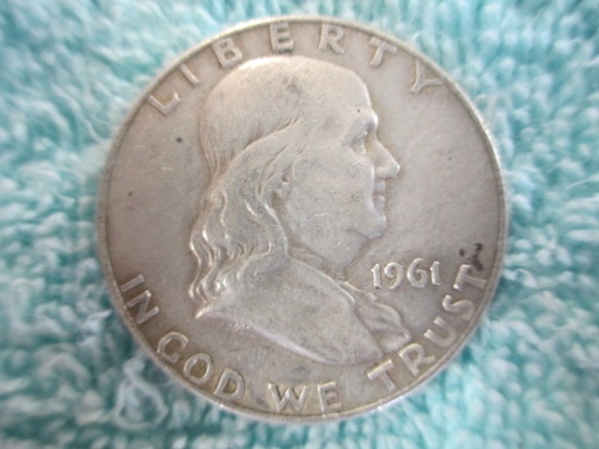 1961-D Franklin Half Dollar - con 200